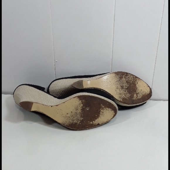 Unlisted Kenneth Cole 4" wedge peep toe heels size 9.5 - Picture 4 of 8